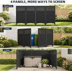 addok outdoor privacy screen, 45" h x 22", package contents