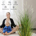 3ft 2-pack artificial cattail reed grass, 35in artificial, package contents