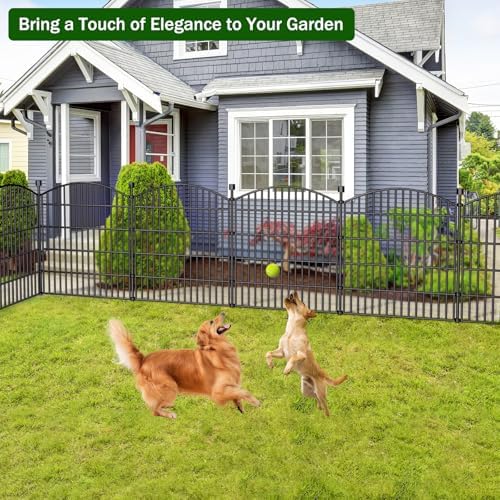 10 panel no dig decorative garden fence 32" on a desk or shelf