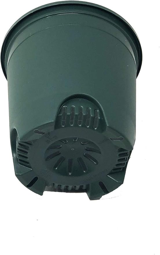 30-Pack Wholesale Nursery Pot in Bulk 5.5 Inch 0.5 Gallon Plastic Planters for Outdoor Indoor Plants Gardening Flower Pots with Drainage Holes Color Green