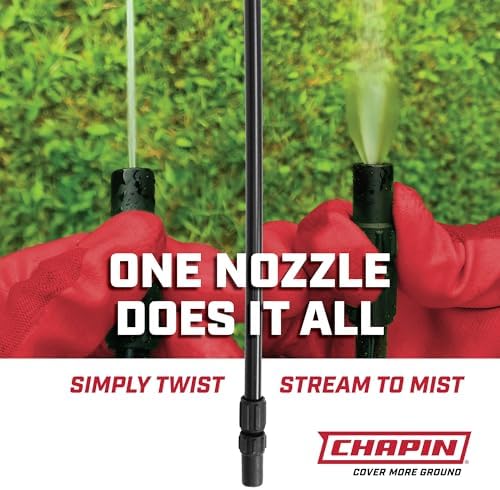 chapin 20024 surespray 2-gallon pump sprayer for lawn shown in use
