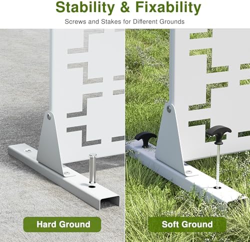 casaphoria 72" h x 35" w metal outdoor on a desk or shelf