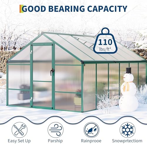 8×12 ft greenhouse, large walk in greenhouses for, close-up detail