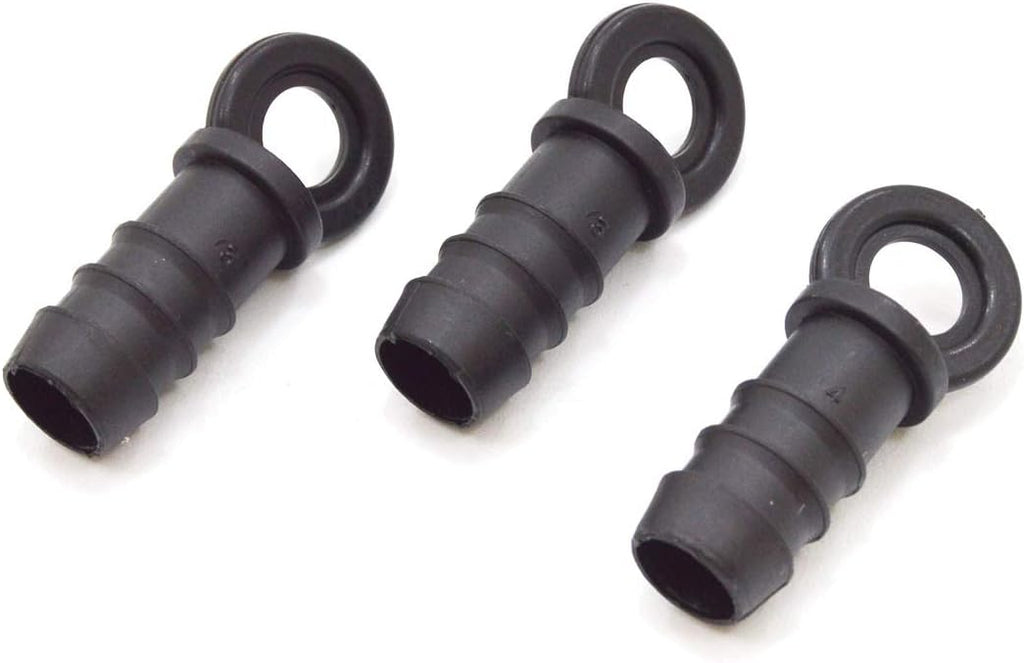 S&M 540400 Drip End Cap 12 mm-Blister Pack of 3, Black