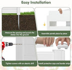 giantex no-dig air conditioner fence, 2 panels, 48''w on a desk or shelf