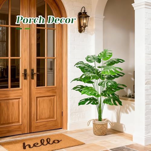 der rose 44" tall fake plants, artificial tree, package contents
