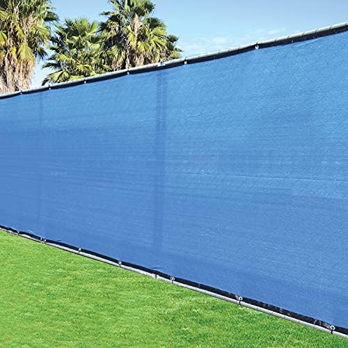 6'x50' 6ft tall 3rd gen royal blue fence, main product view
