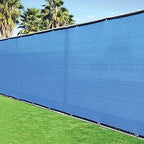 6'x50' 6ft tall 3rd gen royal blue fence, main product view