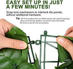 dearhouse artificial ivy privacy fence wall screen, 59x137.8inch, front angle view