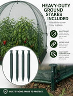 nuvue products 25200 pop-up garden netting animal and, close-up detail