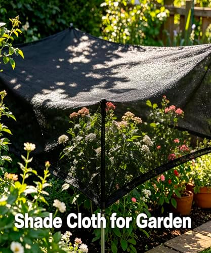 e.share 40%-50% sun shade cloth,frost&wind protection garden net,10x100ft, close-up detail