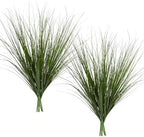 12 stems artificial wheat grass greenery fake plants，fake shown in use