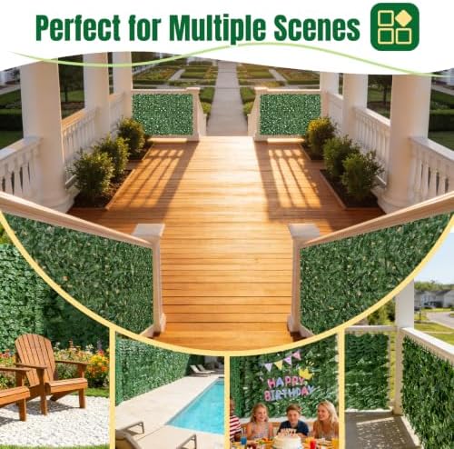 artificial ivy privacy fence screen,240x40 in privacy fence, package contents