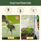 vego garden 2.0' x 5.0' mesh cover system,pest showing dimensions