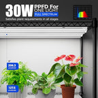 barrina cx5z indoor greenhouse with grow light, 180w, close-up detail