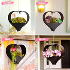 metal plant hangers indoor and outdoor: pots with, package contents