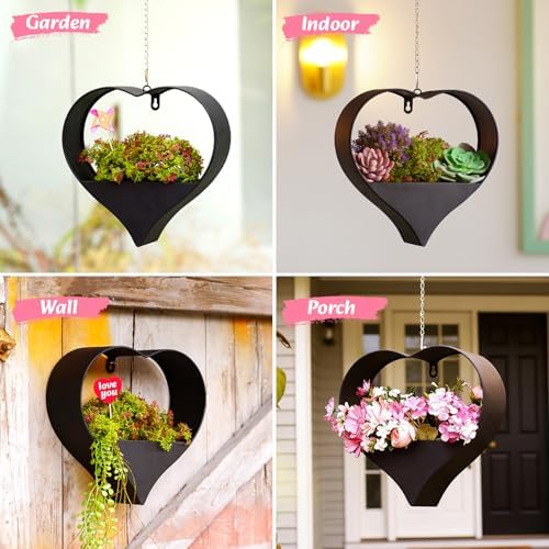 metal plant hangers indoor and outdoor: pots with, package contents