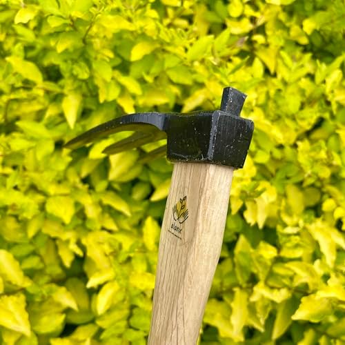 14 inch japanese hand tiller/rake for garden, 3-tines, view 9