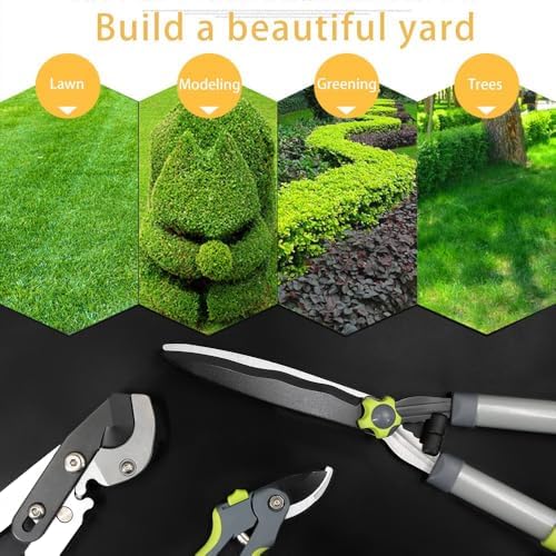 altdorff garden loppers pruning shears, updated 3pcs hedge, package contents