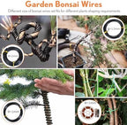 bonsai tools kit 20 pcs garden tools set, side view
