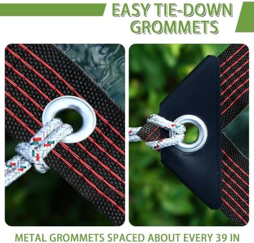 clear tarp with grommets 10x10 ft,10 mil waterproof, side view