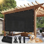 90% outdoor sun shade cloth, 10'×14' pergola shade, main product view