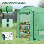 6x6 pop up greenhouse,portable green house kit, green on a desk or shelf