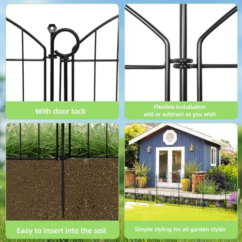 decorative garden fence, 40in (h) x 12ft(l) no, package contents
