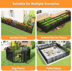 thickened metal tube garden fence, animal barrier fence, package contents