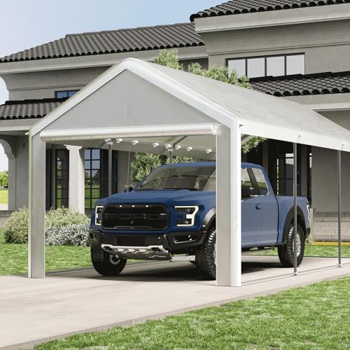 10x20 carport with sidewalls, portable garage canopy for, package contents