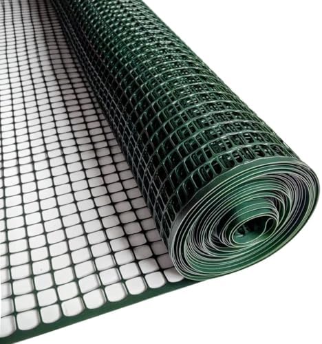 potatolife green plastic garden fence, hardware mesh, 40'' on a desk or shelf