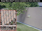 wave slat (9 colors) single wall bottom locking, package contents