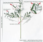 fiveseasonstuff artificial olive branches, 6 gray-green 30 inch shown in use