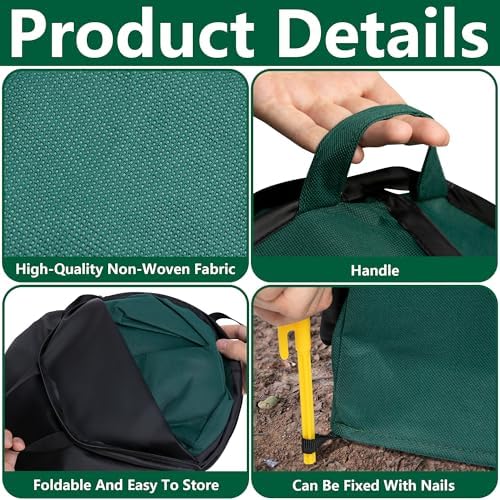 pop-up shrub cover frost protection tent plant cover, close-up detail