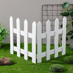 ganazono small wooden picket fence for christmas tree, view 9