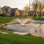 1.5 HP Floating Fountain & Aerator for Ponds and Lakes with 100 ft Cord | 12,550 GPH, 11 spray patterns, Energy-efficient 850W Pump, Protective Intake Screen