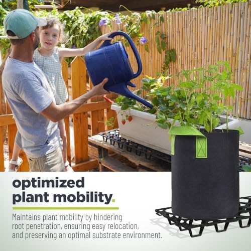 plant stand outdoor – plant riser 7 pack, side view