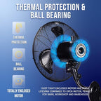 tornado 16 inch pro series waterproof outdoor oscillating, package contents