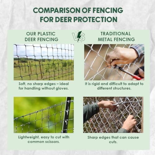 oldmacdonald deer and animal fence barrier netting (55gr/sq, view 9