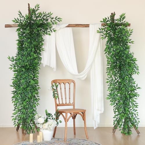 mizii 36pcs italian ruscus artificial greenery stems silk, package contents