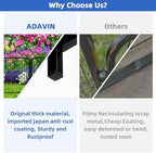 adavin 32 in(h) garden fences and borders,1 gate+3 on a desk or shelf