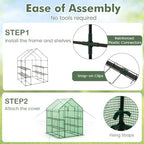 happygrill greenhouse for outdoors, portable greenhouse with pe, package contents