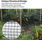 7x100ft deer fence garden netting 50gsm square mesh, side view