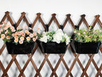 10" metal hanging planter for railing with detachable, package contents