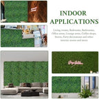 artificial ivy privacy fence screen, 40"x140" (39 sqft) on a desk or shelf
