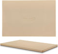 Unicook 20 x 13.5 Inch Extra Large Pizza Stone for Oven and Grill, 10.6 Lbs | Heavy Duty, Even Heating&Consistent Heat Retention, Crispy Crust for 2 Small Pizzas, Bread, Cookies, Includes Dough Scraper