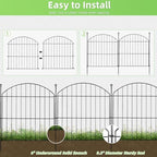 decorative garden fence, 24in (h) x 20ft(l) no, close-up detail