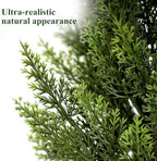 5ft artificial topiary trees with black planter, tall on a desk or shelf