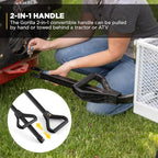 gorilla carts steel utility garden cart, 1000 lb., package contents