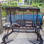 mosquito net for swing smooth zipper porch swing, side view